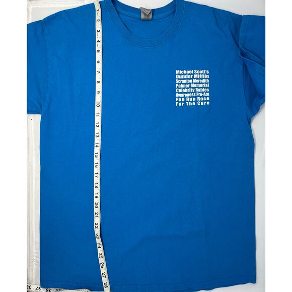 The Office Dunder Mifflin Michael Scott's Fun Run Tshirt size L Pre-Owned - Picture 3 of 6